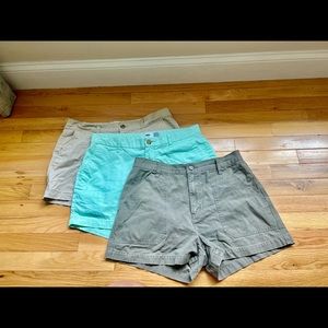 3 pair bundle old navy size 8 shorts